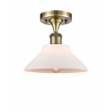 Orwell 1 Light 8.38 Inch Wide Steel Semi Flush Mount by Innovations - 516-1C-G13