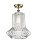 Springwater 1 Light 17 Inch Tall Semi Flush Mount by Innovations - 516-1C-G212