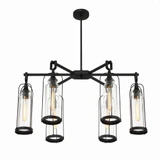 Yasmin 6 Light Large Outdoor Pendant 35.5 Inch Length by Eurofase - 42730