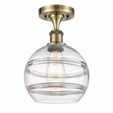 Rochester 1 Light 11.13 Inch Tall Semi Flush Mount by Innovations - 516-1C-G556-8