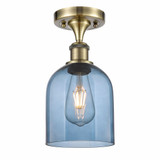 Bella One Light 5.5 Inch Wide Semi Flush Mount by Innovations - 516-1C-G558-6