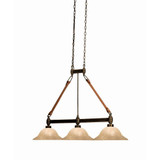 Rodeo Drive 3 Light Oversized Island Chandelier by Kalco - 4640