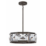 Jolie 32W LED 19.5 Inch Wide Semi Flush Mount by Fredrick Ramond - FR30103