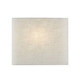Textile 1 Light ADA Wide Oval Wall Sconce by Justice Design - FAB-8855