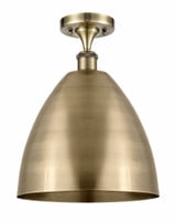 Ballston Cone 1 Light 14 Inch Tall Semi-Flush Mount by Innovations - 516-1C-12D