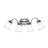 4 Light Vanity Light 25.5 Inch Wide by Kichler - 6124