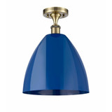 Plymouth Dome 1 Light 12 Inch Wide Semi Flush Mount by Innovations - 516-1C-PLYM-12