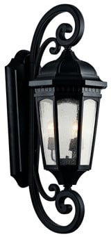 Courtyard 3 Light Outdoor Wall Lantern 40.25 Inch Tall by Kichler - 9060