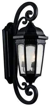 Courtyard 3 Light Outdoor Wall Lantern 40.25 Inch Tall by Kichler - 9060