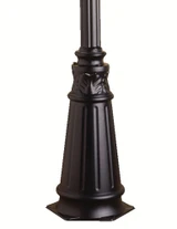 72 Inch Outdoor Post Aluminum Post with Decorative Base by Kichler - 9510
