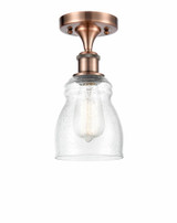 Ellery 1 Light 4.5 Inch Wide Semi Flush Mount by Innovations - 516-1C-G39