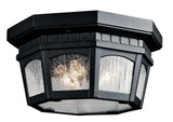Courtyard 3 Light Mini Outdoor Ceiling Light by Kichler - 9538