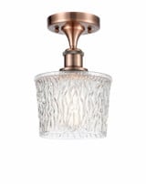Niagra 1 Light 6.5 Inch Wide Industrial Semi Flush Mount by Innovations - 516-1C-G402