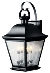 Mount Vernon 4 Light Outdoor Wall Lantern by Kichler - 9704