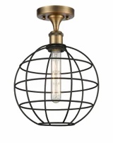 Lake Placid 1 Light 9.5 Inch Wide Semi Flush Mount by Innovations - 516-1C-CE-10