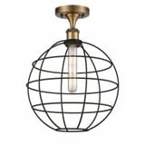 Lake Placid 1 Light 16.5 Inch Tall Semi Flush Mount by Innovations - 516-1C-CE-12