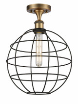 Lake Placid 1 Light 16.5 Inch Tall Semi Flush Mount by Innovations - 516-1C-CE-12