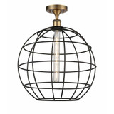 Lake Placid 1 Light 16 Inch Wide Semi Flush Mount by Innovations - 516-1C-CE-16