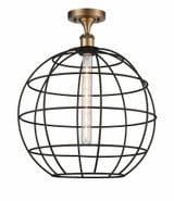 Lake Placid 1 Light 16 Inch Wide Semi Flush Mount by Innovations - 516-1C-CE-16