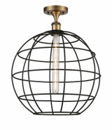 Lake Placid 1 Light 16 Inch Wide Semi Flush Mount by Innovations - 516-1C-CE-16
