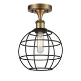 Lake Placid 1 Light 8 Inch Wide Semi Flush Mount by Innovations - 516-1C-CE-8