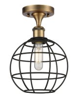 Lake Placid 1 Light 8 Inch Wide Semi Flush Mount by Innovations - 516-1C-CE-8