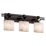 Lumenaria Argyle 3 Light Oval Shade Vanity Light by Justice Design - FAL-8503-30
