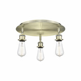 Ballston 3 Light 11.75 Inch Wide Flush Mount by Innovations - 516-3C