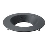 Direct to Ceiling Round Recessed Downlight Trim 1.25x7.5 inch by Kichler - DLTRC06R