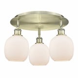 Belfast 3 Light 17.75 Inch Wide Flush Mount by Innovations - 516-3C-G10
