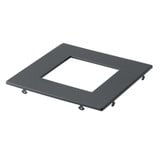 Direct to Ceiling Square Slim Downlight Trim 0.5x7 inch by Kichler  - DLTSL06S