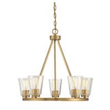 Calhoun 5 Light Medium Chandelier by Savoy House - 1-1021-5