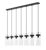 Fontaine 7 Light Linear Chandelier 15 Inch Tall X 5.25 Inch Wide By Z-Lite - 7002P5-7L