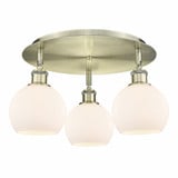 Athens 3 Light 17.75 Inch Wide Flush Mount by Innovations - 516-3C-G12-6