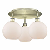 Athens 3 Light 19.75 Inch Wide Flush Mount by Innovations - 516-3C-G12-8