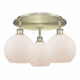 Athens 3 Light 19.75 Inch Wide Flush Mount by Innovations - 516-3C-G12-8