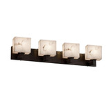 Lumenaria Modular 4 Light Rectangle Vanity Light by Justice Design - FAL-8924-55
