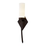 Fusion Pointe 4.5W 1 LED Opal Glass Wall Sconce by Justice Design - FSN-4031-OPAL