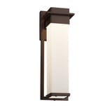 Fusion Pacific 14WLED Opal Glass Large Outdoor Wall Mount by Justice Design - FSN-7544W-OPAL
