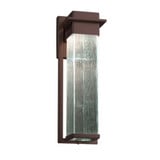 Fusion Pacific 14WLED Rain Glass Large Outdoor Wall Mount by Justice Design - FSN-7544W-RAIN