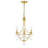 Metro 3 Light Small Chandelier by Crystorama - 423