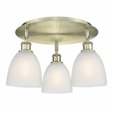 Castile 3 Light 17.75 Inch Wide Flush Mount by Innovations - 516-3C-G38