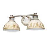Kinsley 2 Light Vanity Light by Golden - 0865-BA2