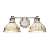 Kinsley 2 Light Vanity Light by Golden - 0865-BA2