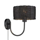 Erma 1 Light Candle Style Wall Sconce by Golden - 1084-1W