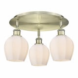 Norfolk 3 Light 17.5 Inch Wide Flush Mount by Innovations - 516-3C-G46-6