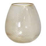 Glass Vase 15 Inch Tall and 15 Inch Wide by Stylecraft - AI11398