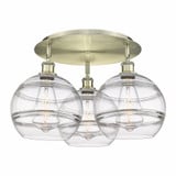 Rochester 3 Light 21.75 Inch Wide Flush Mount by Innovations - 516-3C-G556-10