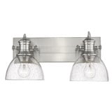 Hines 2 Light Vanity Light by Golden - 3118-BA2