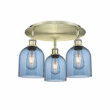 Bella 3 Light 17.25 Inch Wide Flush Mount by Innovations - 516-3C-G558-6